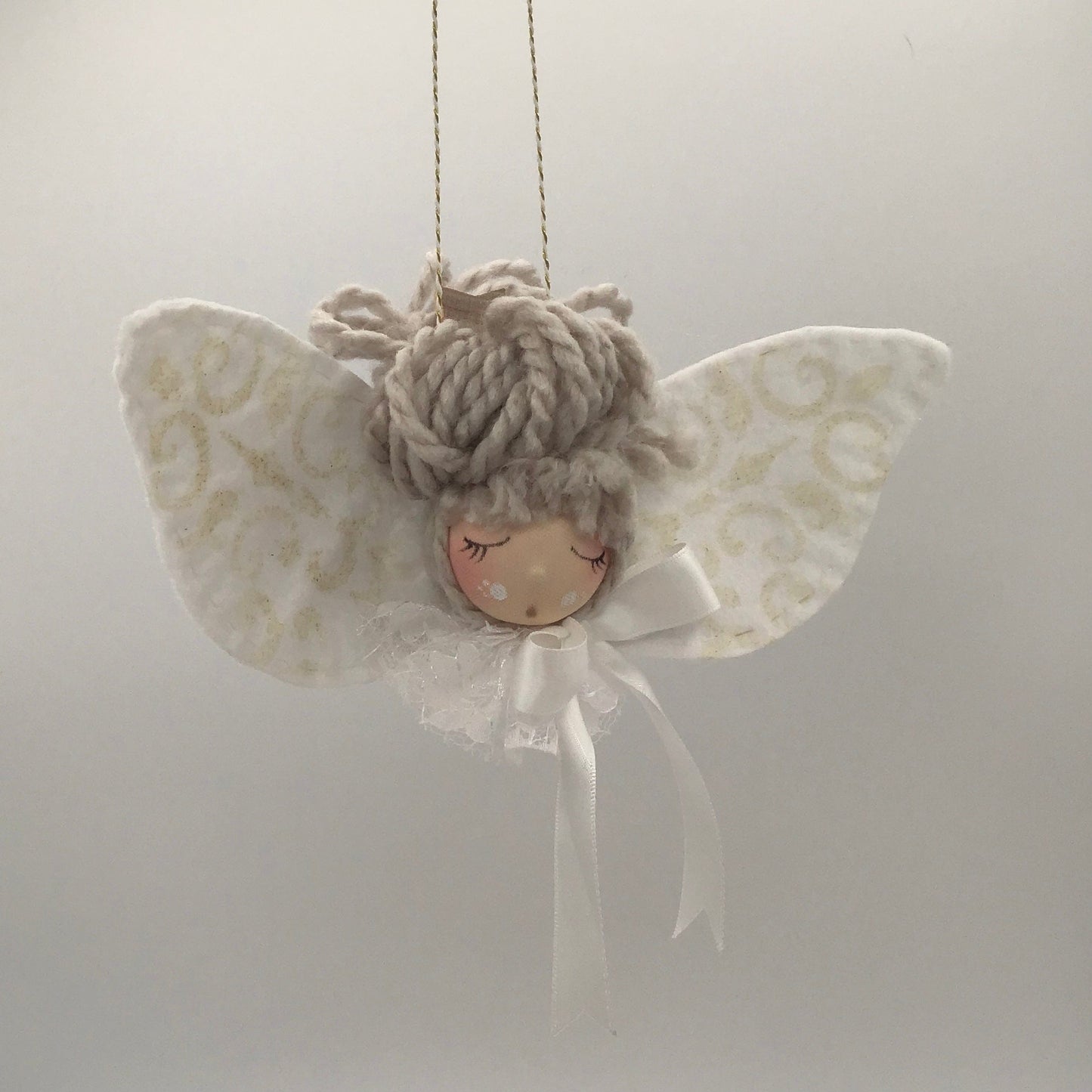 Adriana Ortiz Designs Holiday ornament Angel Christmas ornament