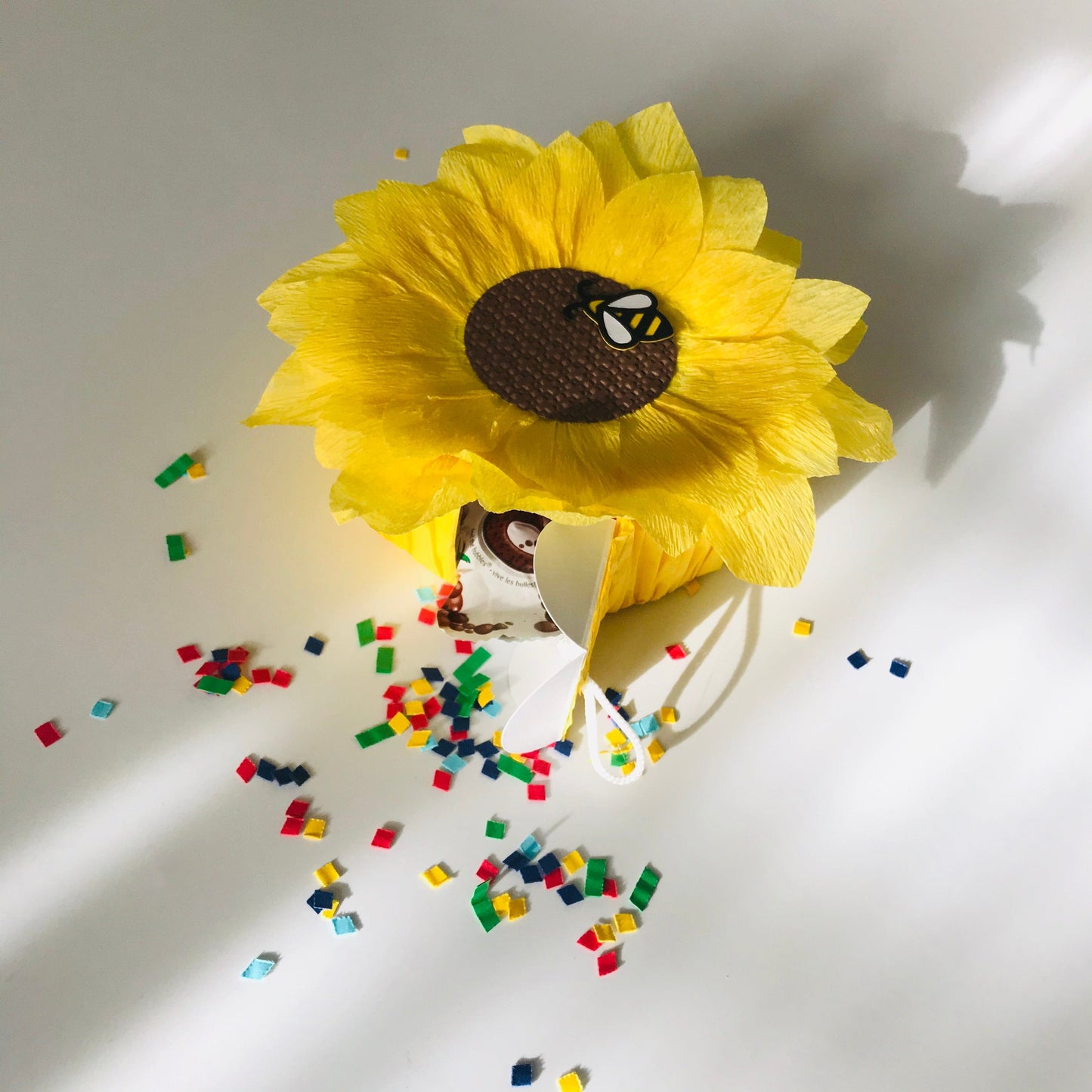 Adriana Ortiz Designs Favor Box Bee Baby Shower mini piñata favor