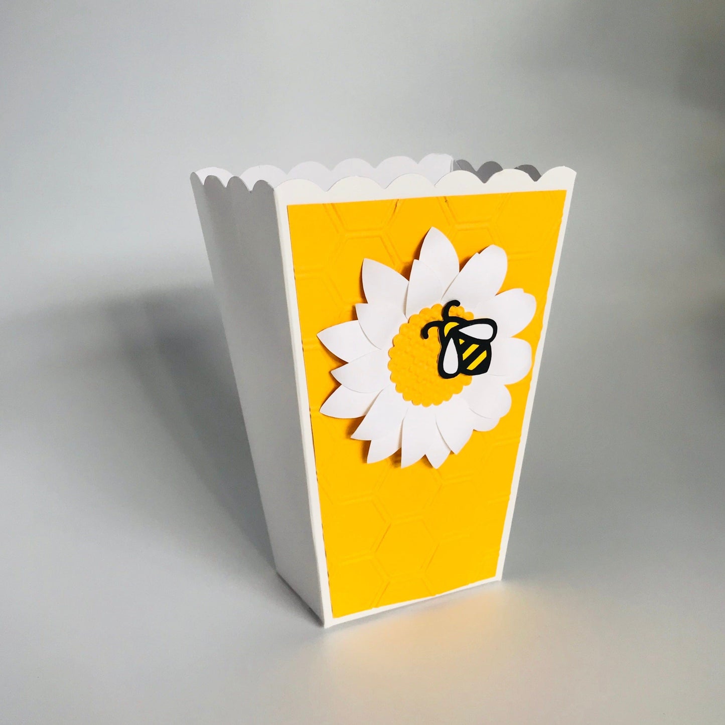 Adriana Ortiz Designs Popcorn Boxes Bee Theme Baby Shower Popcorn Boxes