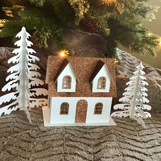 Adriana Ortiz Designs Seasonal Village Sets & Accessories Christmas village house