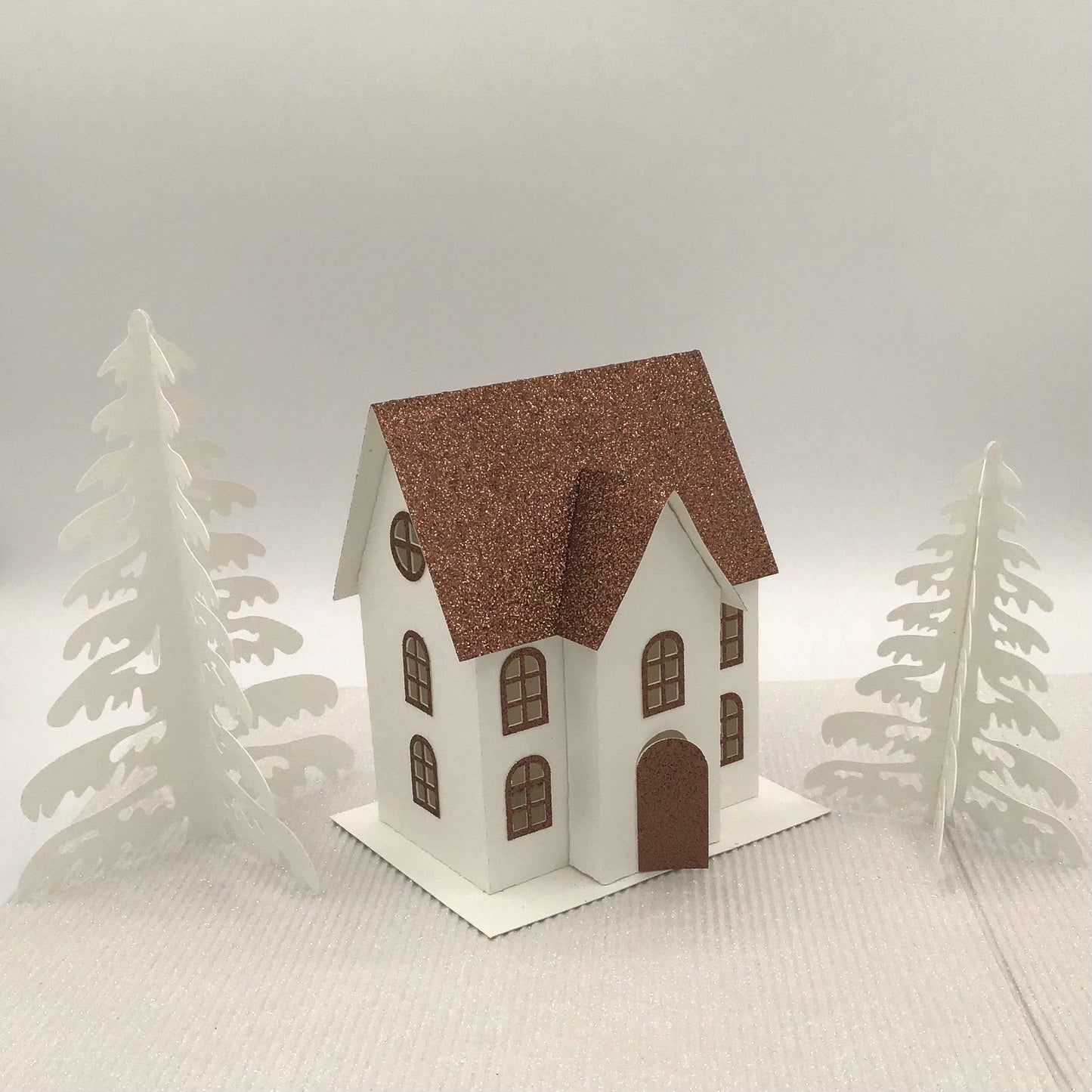 Adriana Ortiz Designs Holiday ornament Christmas village house