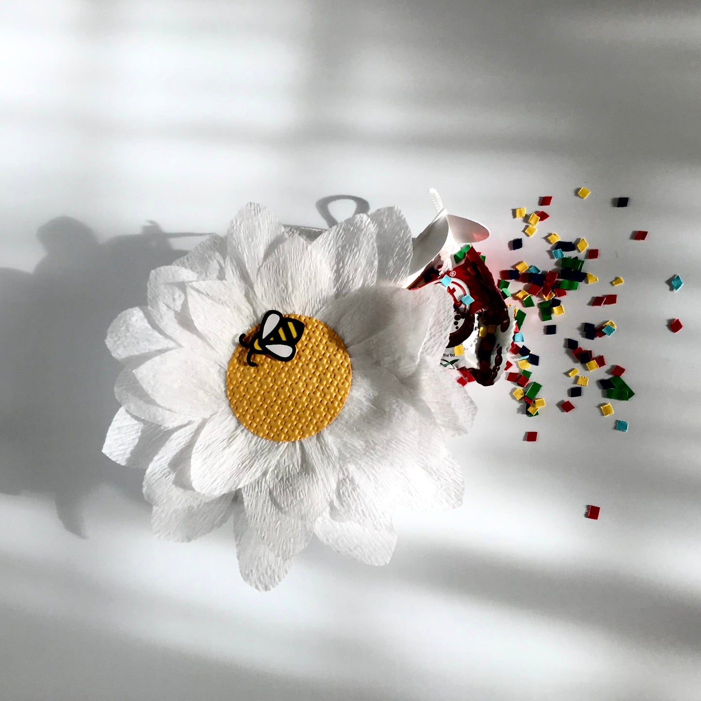 Adriana Ortiz Designs Favor Box Daisy  and Bee mini piñata party favor.