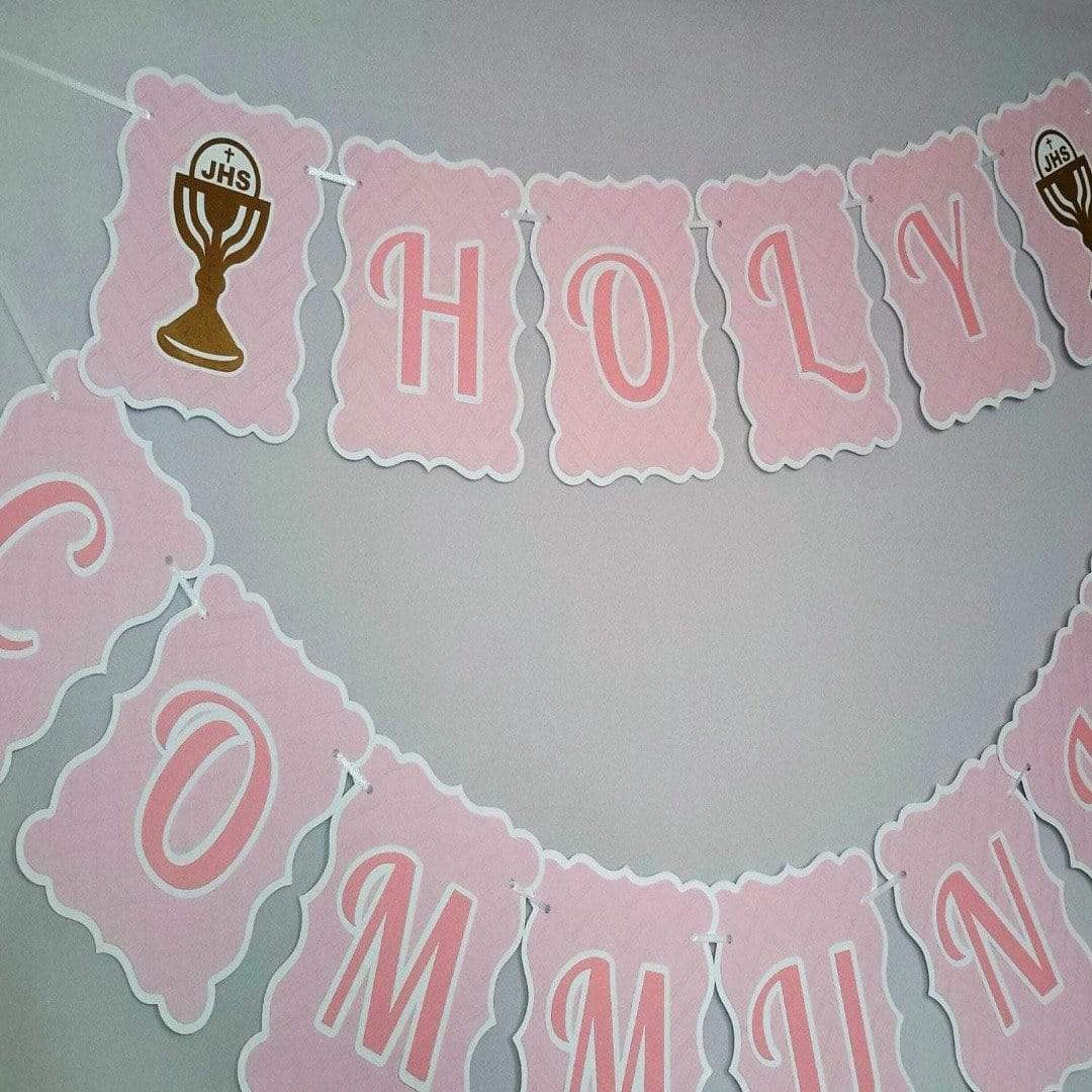 Adriana Ortiz Designs Banner First Communion Banner. Holy Communion Banner.