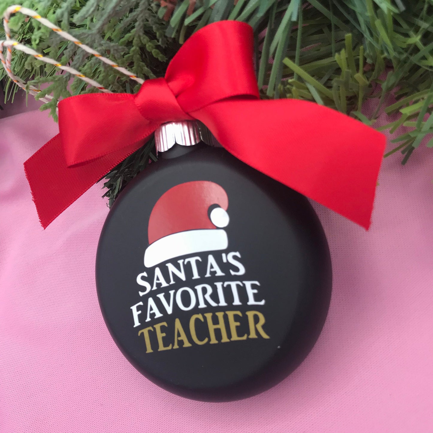 Adriana Ortiz Designs Holiday ornament Teacher gift ornaments for Christmas