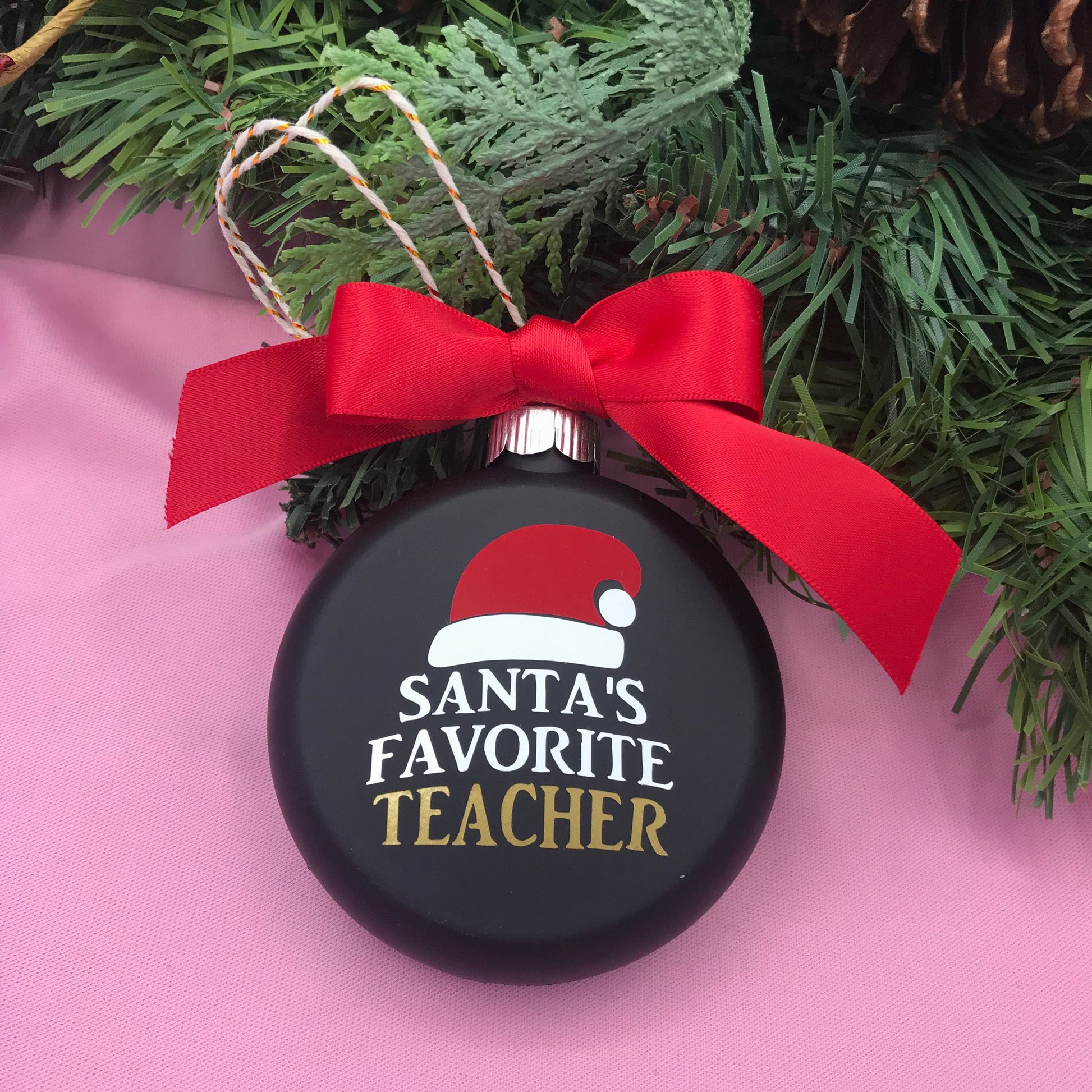 Adriana Ortiz Designs Holiday ornament Teacher gift ornaments for Christmas