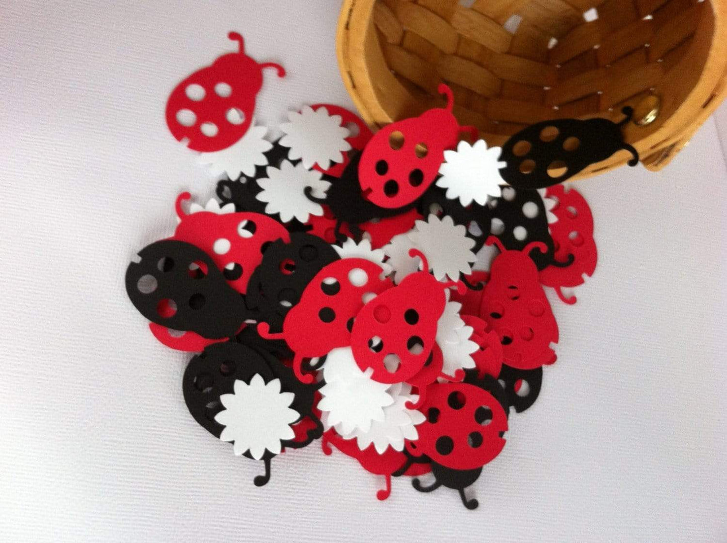 Adriana Ortiz Designs Confetti Ladybug Confetti. Ladybug Party Decoration. 100 Ct. Ladybug Baby Shower.