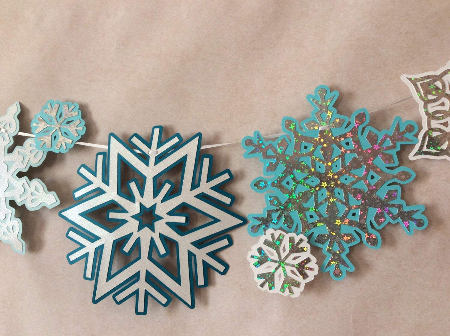 Adriana Ortiz Designs Garland Snowflake Garland